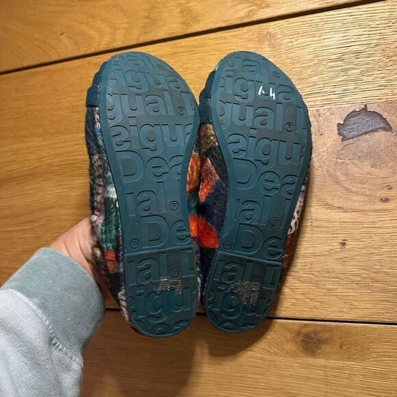 Desigual floral ballerina flats 37 (6.5) - Picture 6 of 8